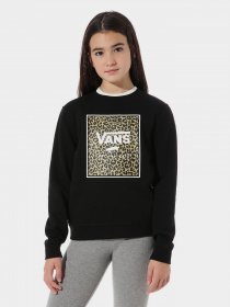 Свитшот Vans LEOPARD BOX CREW модель VN0A4V3NBLK1 Фото