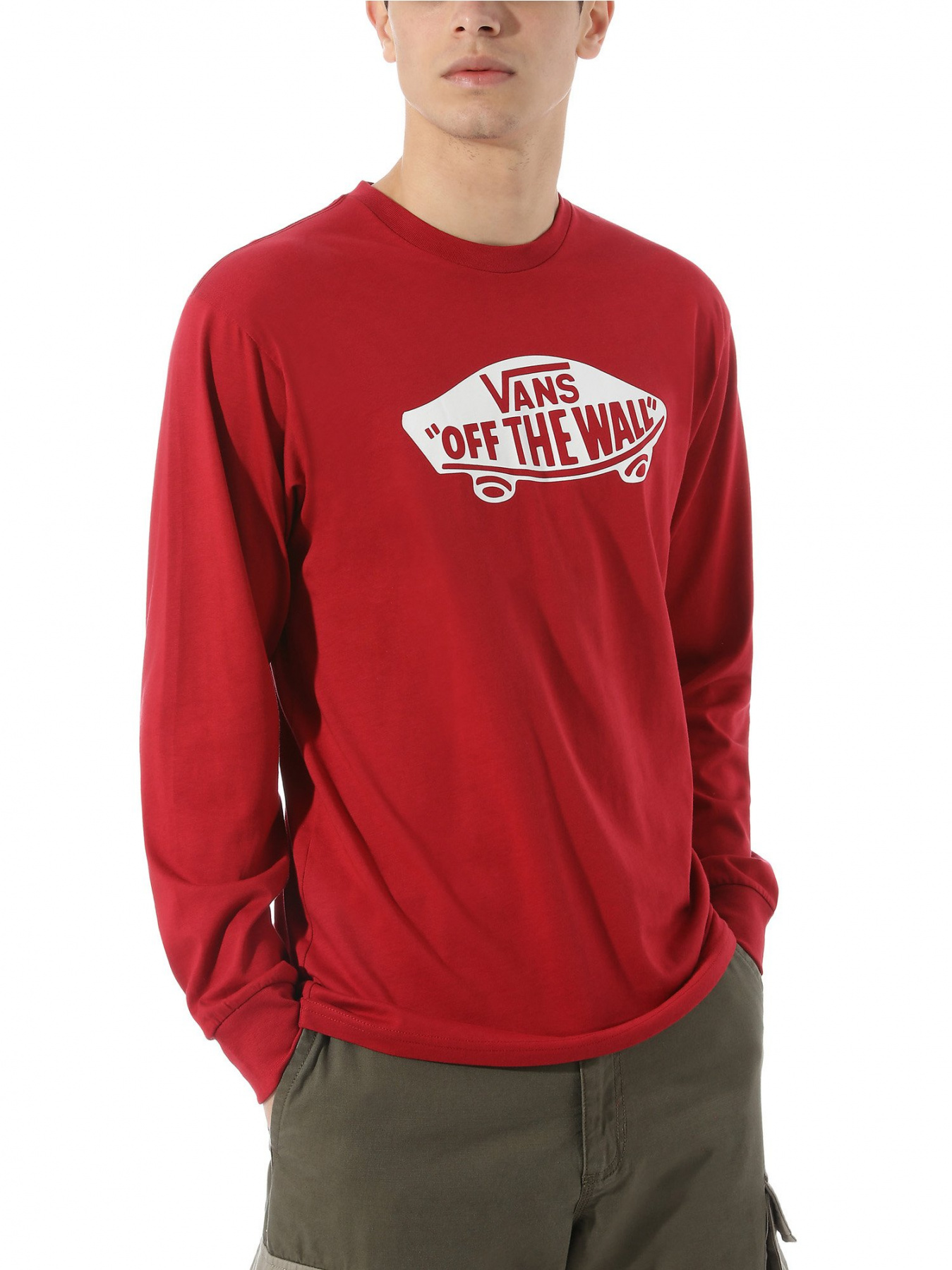 Лонгслів Vans Off The Wall модель VN00059JCAR1 Фото