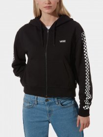 Кофта Vans FUNNIER TIMES CROP ZIP HOOD модель VN0A47TOBLK1 Фото