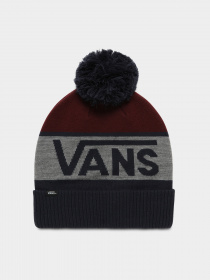 Шапка Vans STRIPE POM BEANIE модель VN0A4SFOKF11 Фото
