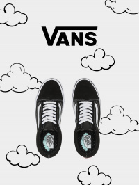 Чорний - Кеди низькі Vans Comfycush Old Skool