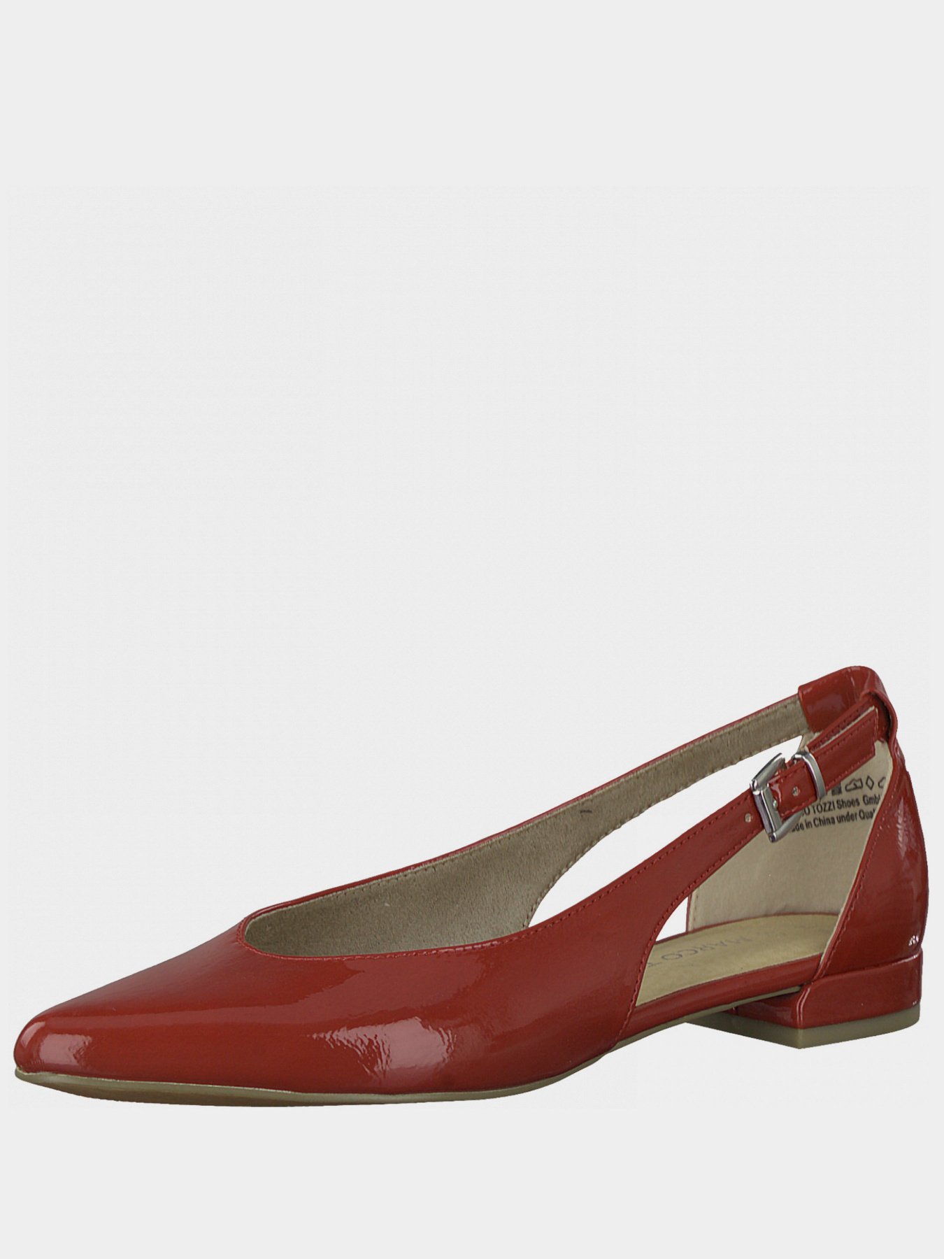 Балетки Marco Tozzi модель 2-2-22114-26 524 RED PATENT Фото