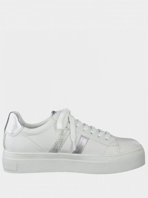 Кеды низкие Marco Tozzi модель 2-2-23704-26 191 WHITE/SILVER Фото