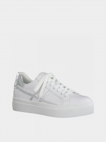 Кеды низкие Marco Tozzi модель 2-2-23745-26 191  WHITE/SILVER Фото
