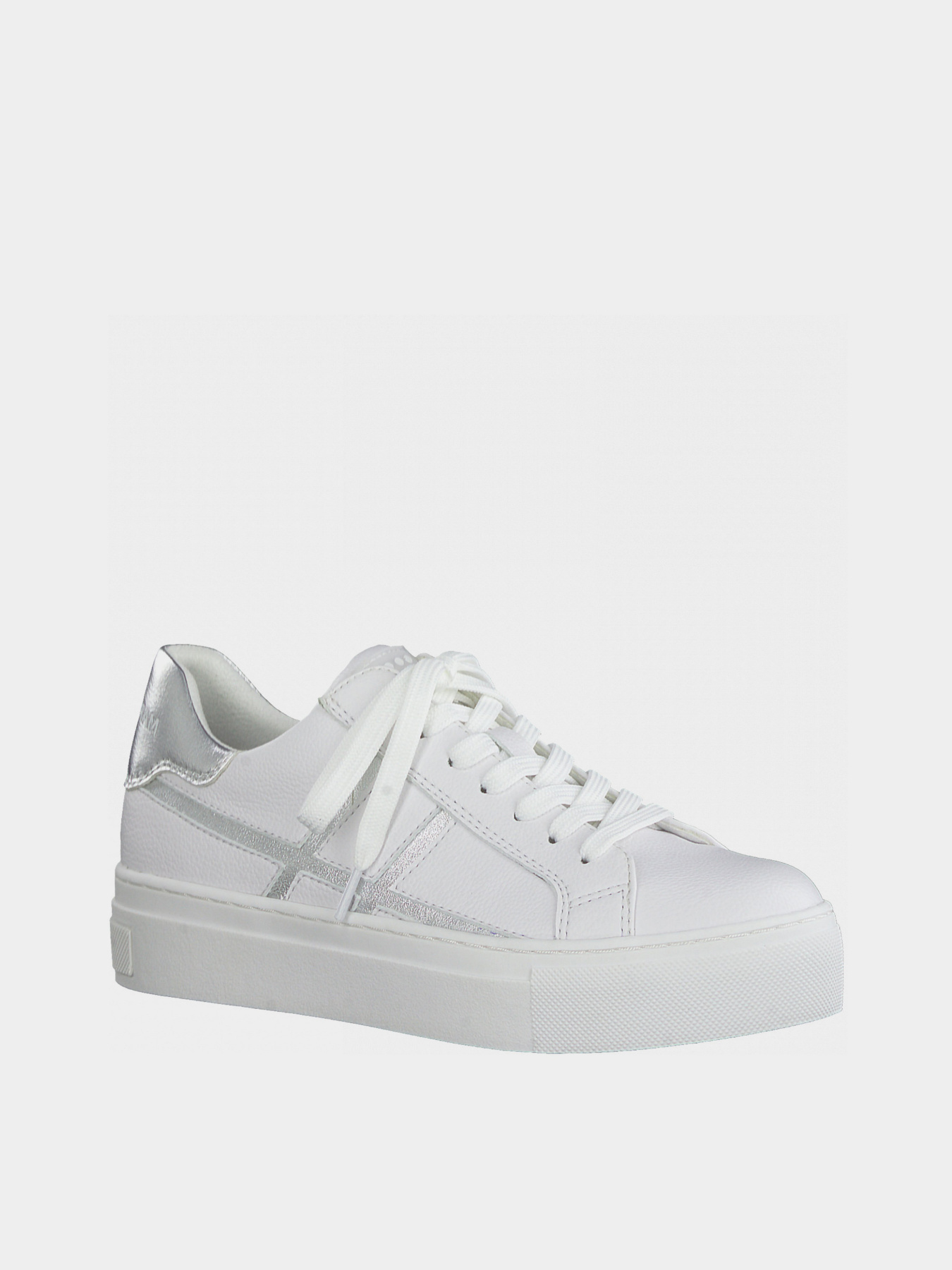 Кеды низкие Marco Tozzi модель 2-2-23745-26 191  WHITE/SILVER Фото