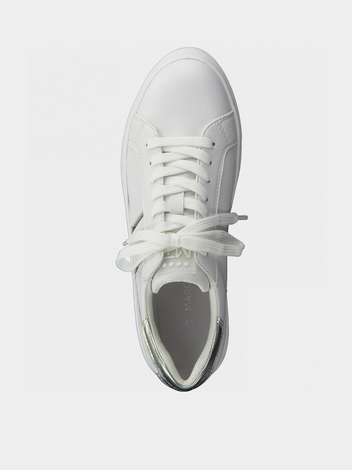 Кеды низкие Marco Tozzi модель 2-2-23745-26 191  WHITE/SILVER Фото