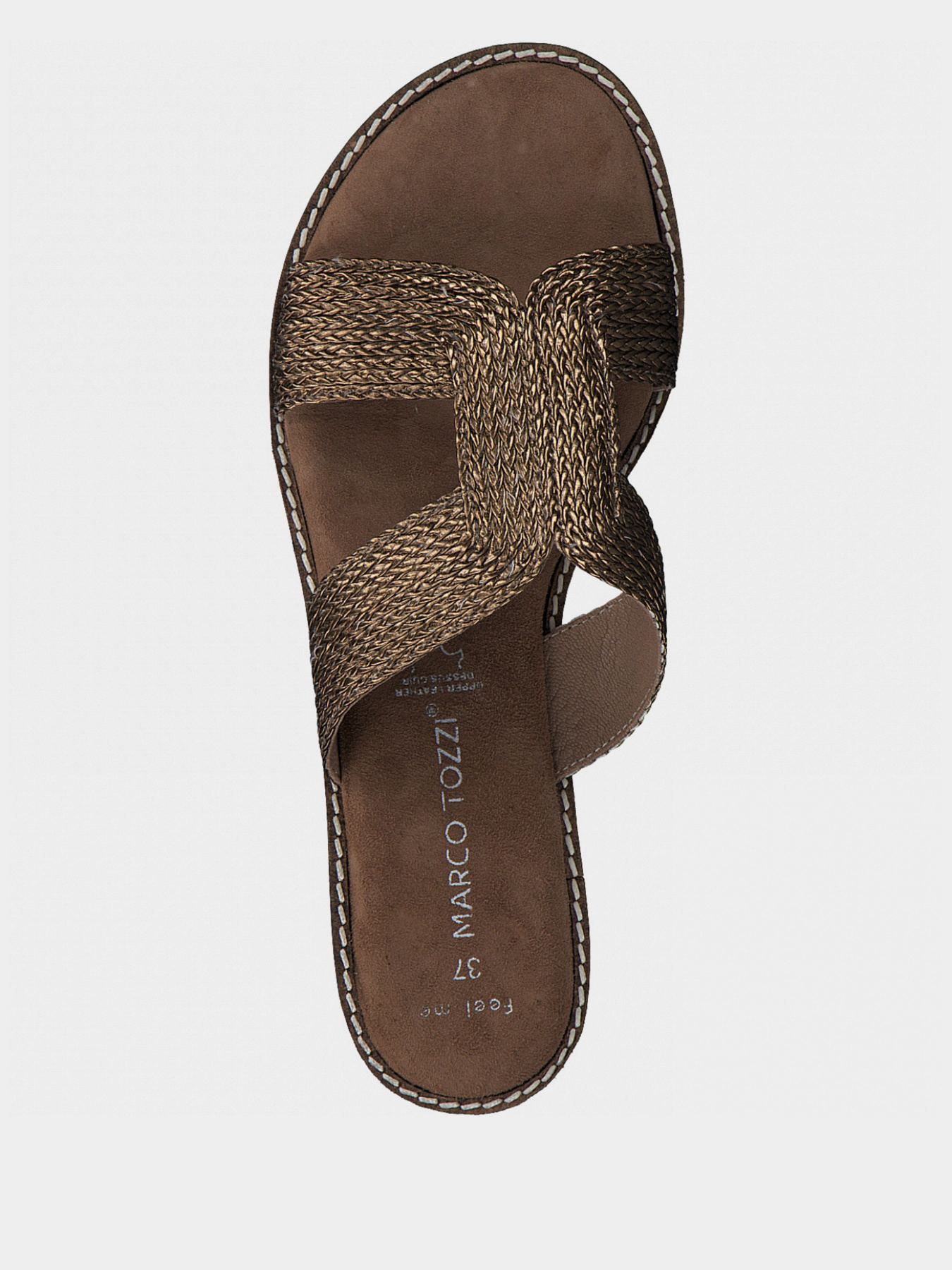 Шльопанці Marco Tozzi модель 2-2-27109-26 905 BRONCE Фото
