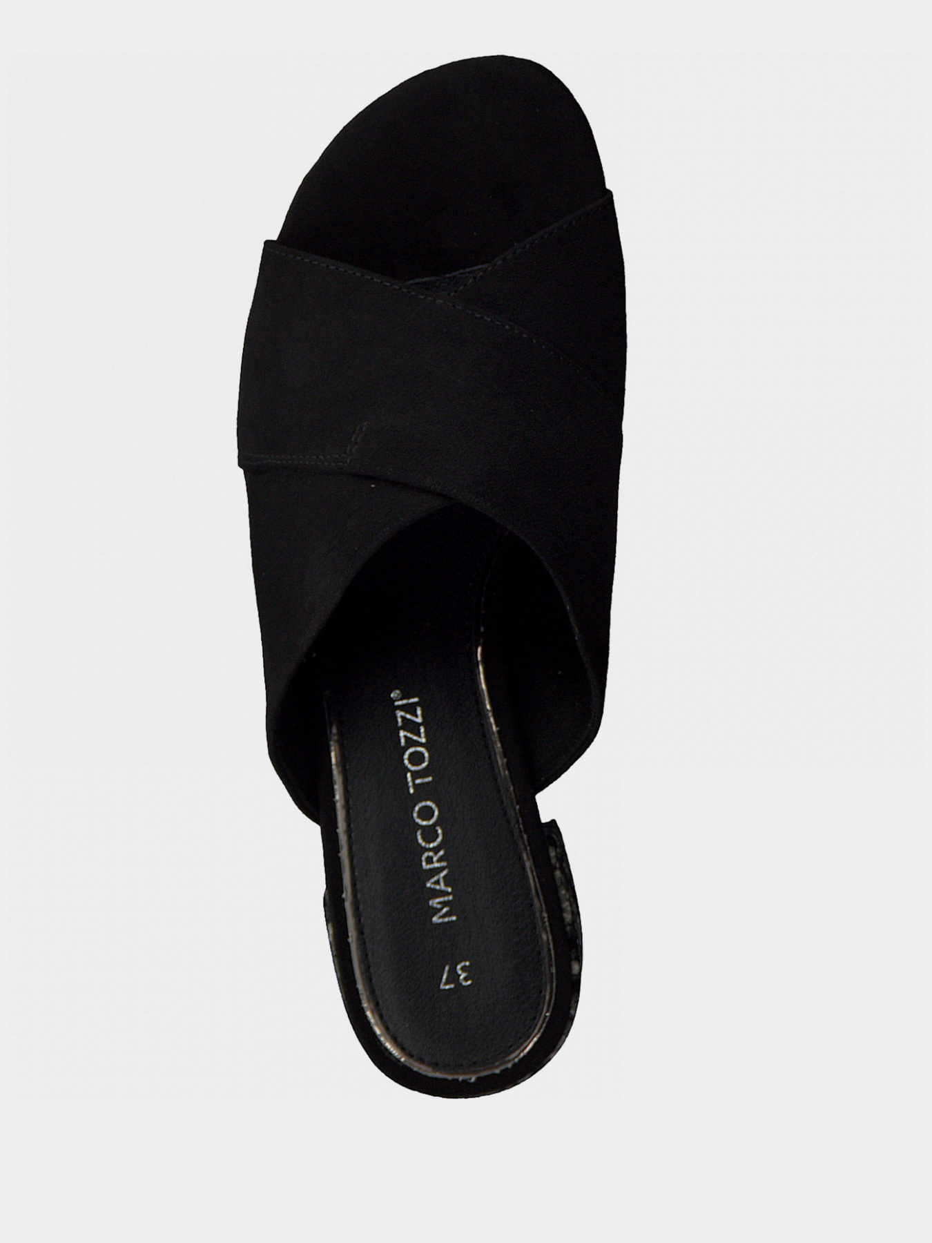 Шлепанцы Marco Tozzi модель 2-2-27227-26 098  BLACK COMB Фото