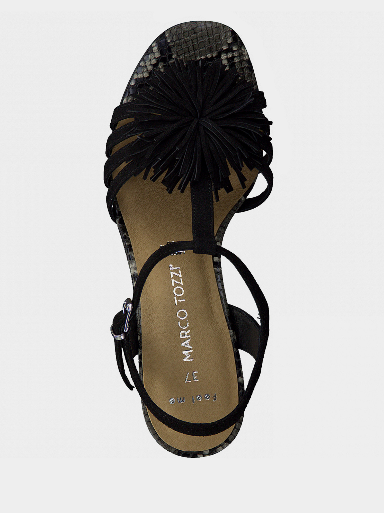 Босоножки Marco Tozzi модель 2-2-28385-26 001  BLACK Фото