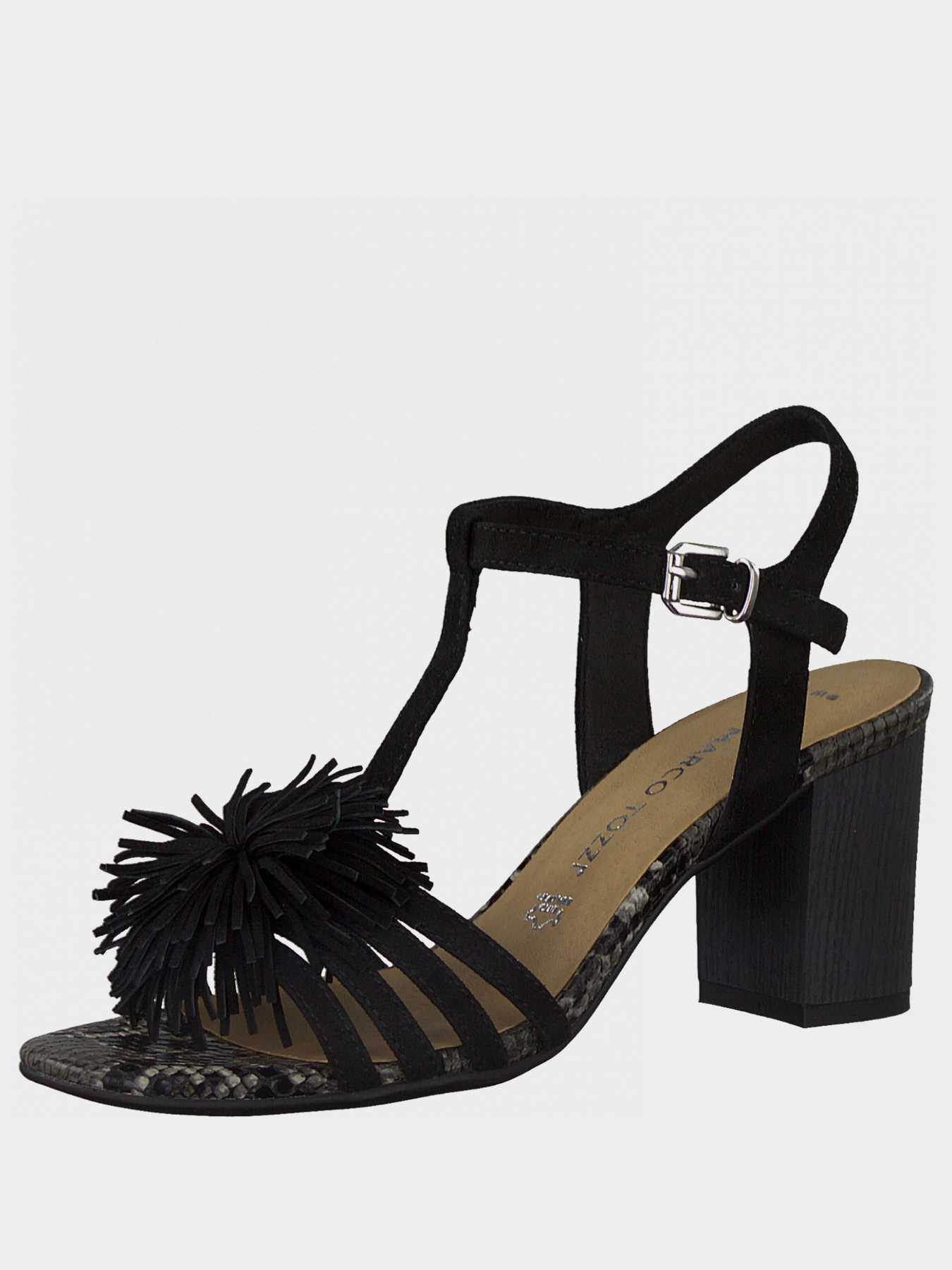 Босоножки Marco Tozzi модель 2-2-28385-26 001  BLACK Фото