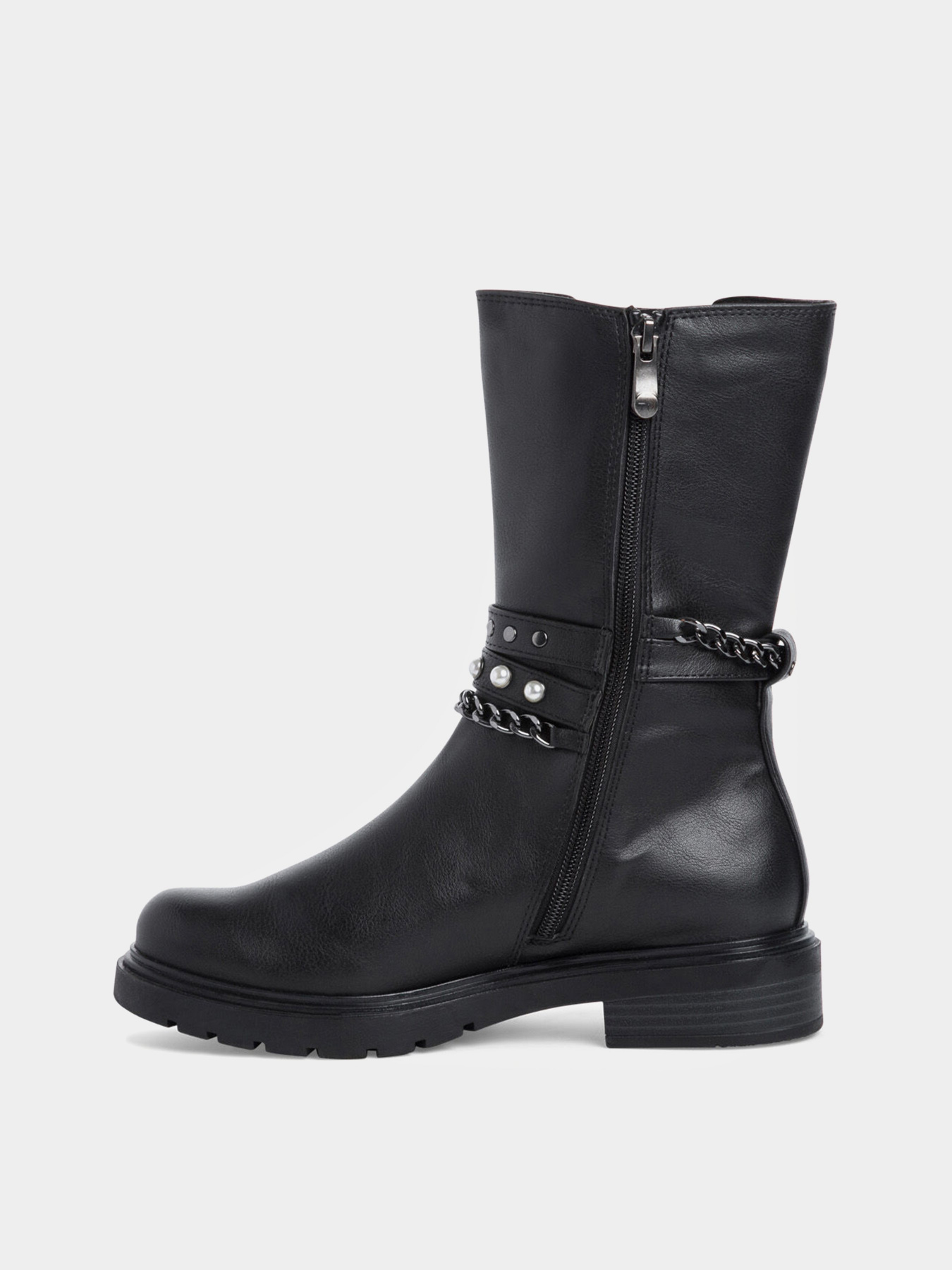 Челси Marco Tozzi модель 2-2-25487-29 091 BLACK/GUN MTL Фото