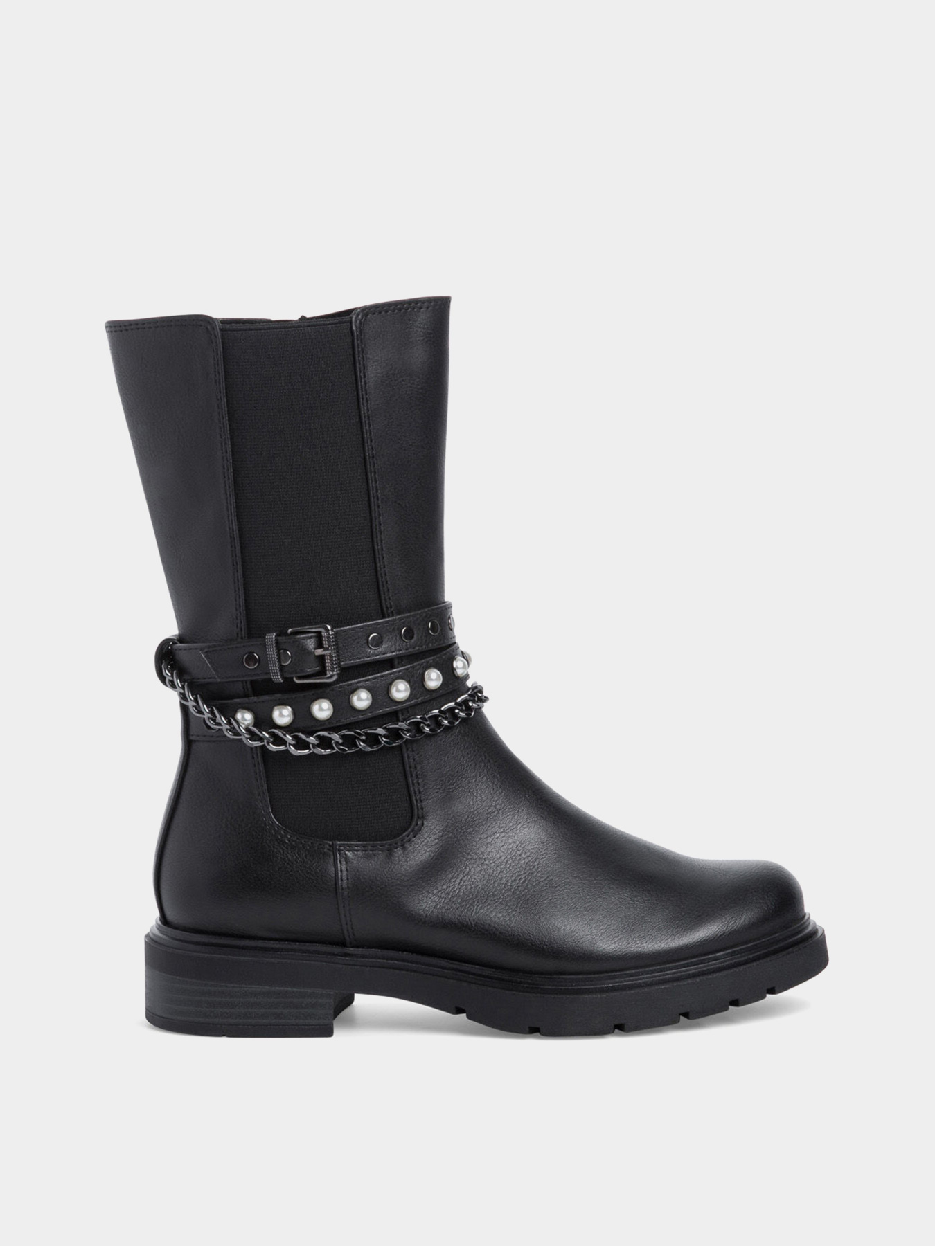 Челси Marco Tozzi модель 2-2-25487-29 091 BLACK/GUN MTL Фото