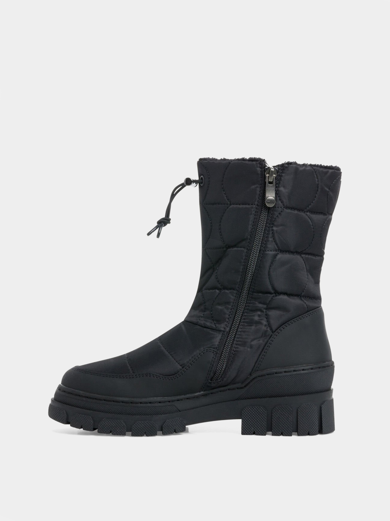 Сапоги дутики Marco Tozzi модель 2-2-26861-39 098 BLACK COMB Фото