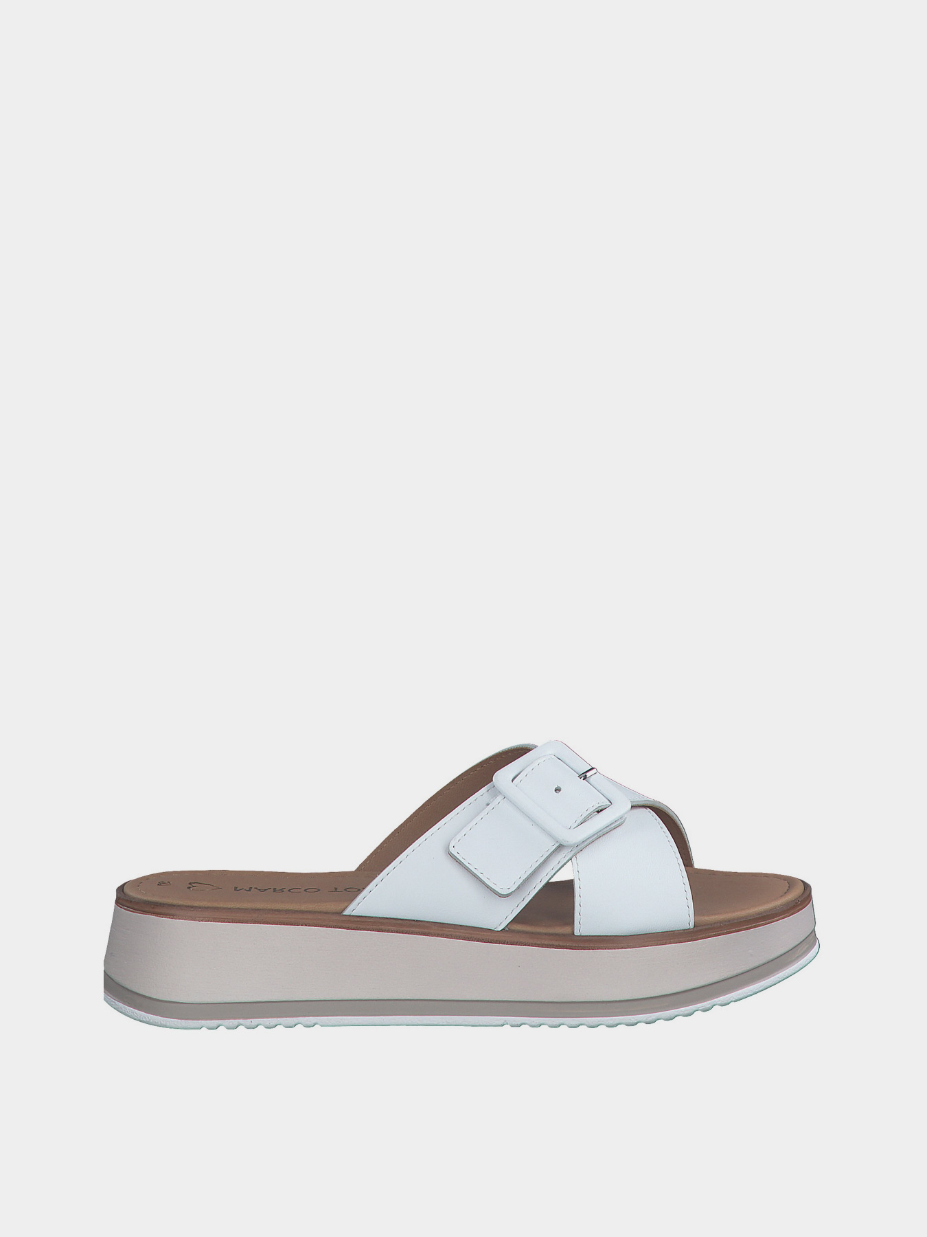 Шльопанці Marco Tozzi модель 2-2-27252-20 100 WHITE Шльопанці Marco Tozzi модель 2-2-27252-20 100 WHITE Фото