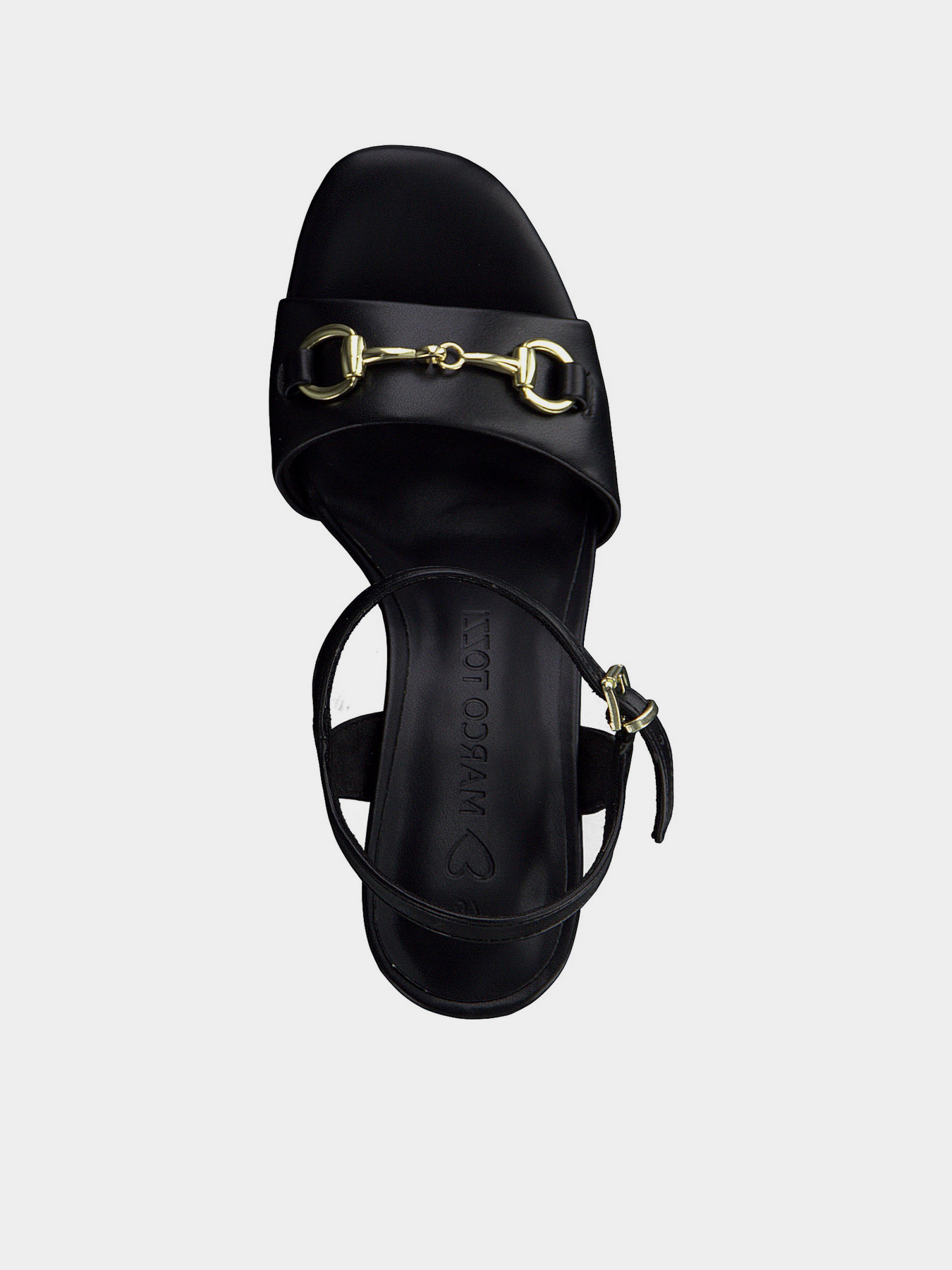 Босоножки Marco Tozzi модель 2-2-28301-20 085 BLACK/GOLD Фото