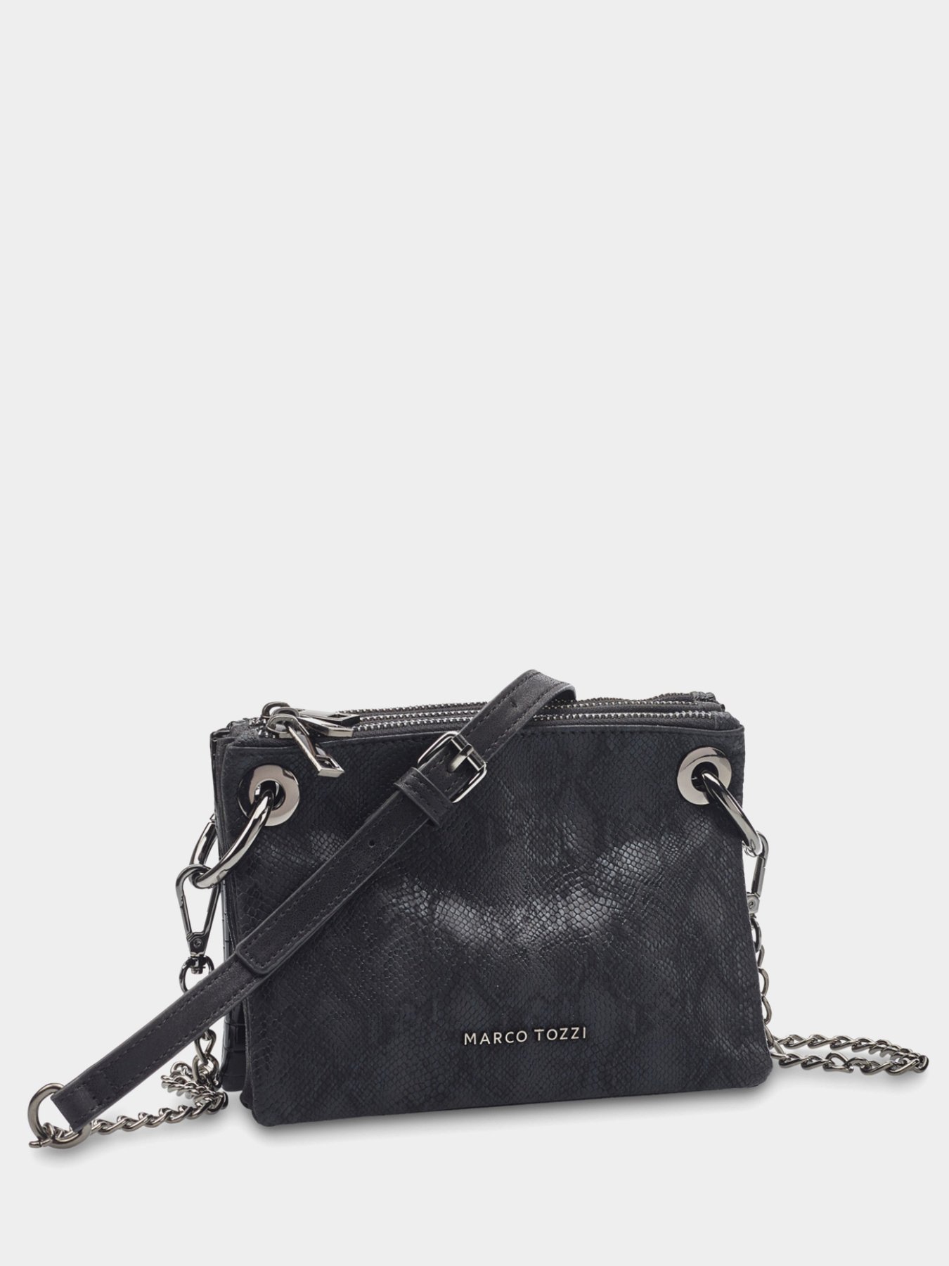 Крос-боді Marco Tozzi модель 2-2-61031-26 098 BLACK COMB Фото