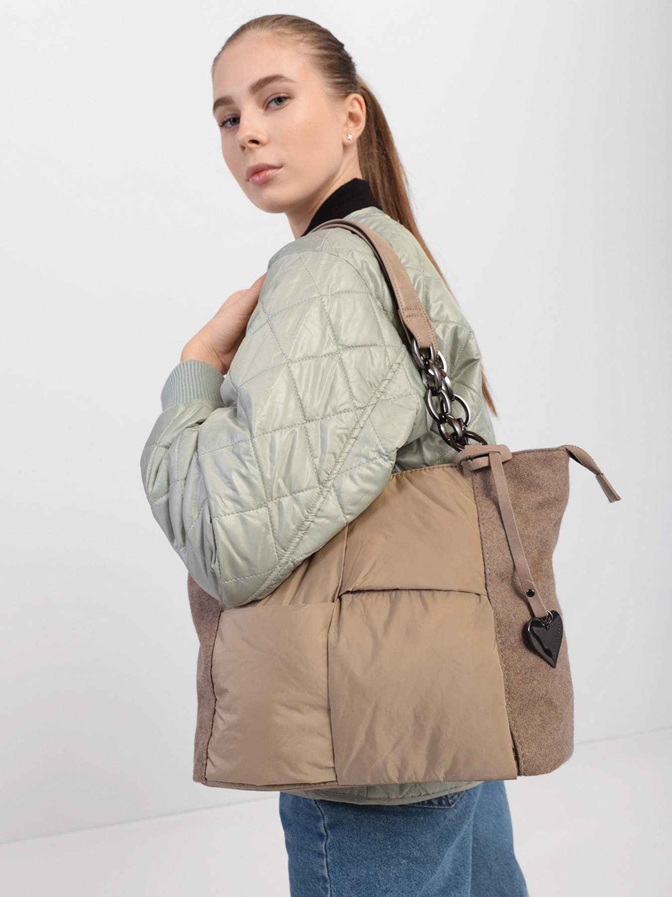 Сумка Marco Tozzi модель 2-2-61025-27 344  TAUPE COMB Фото