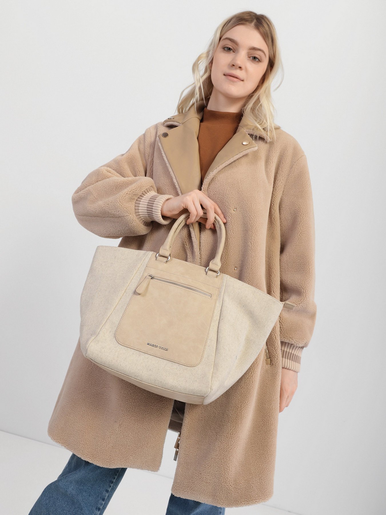 Шоппер Marco Tozzi модель 2-2-61026-27 405 CREAM COMB Фото