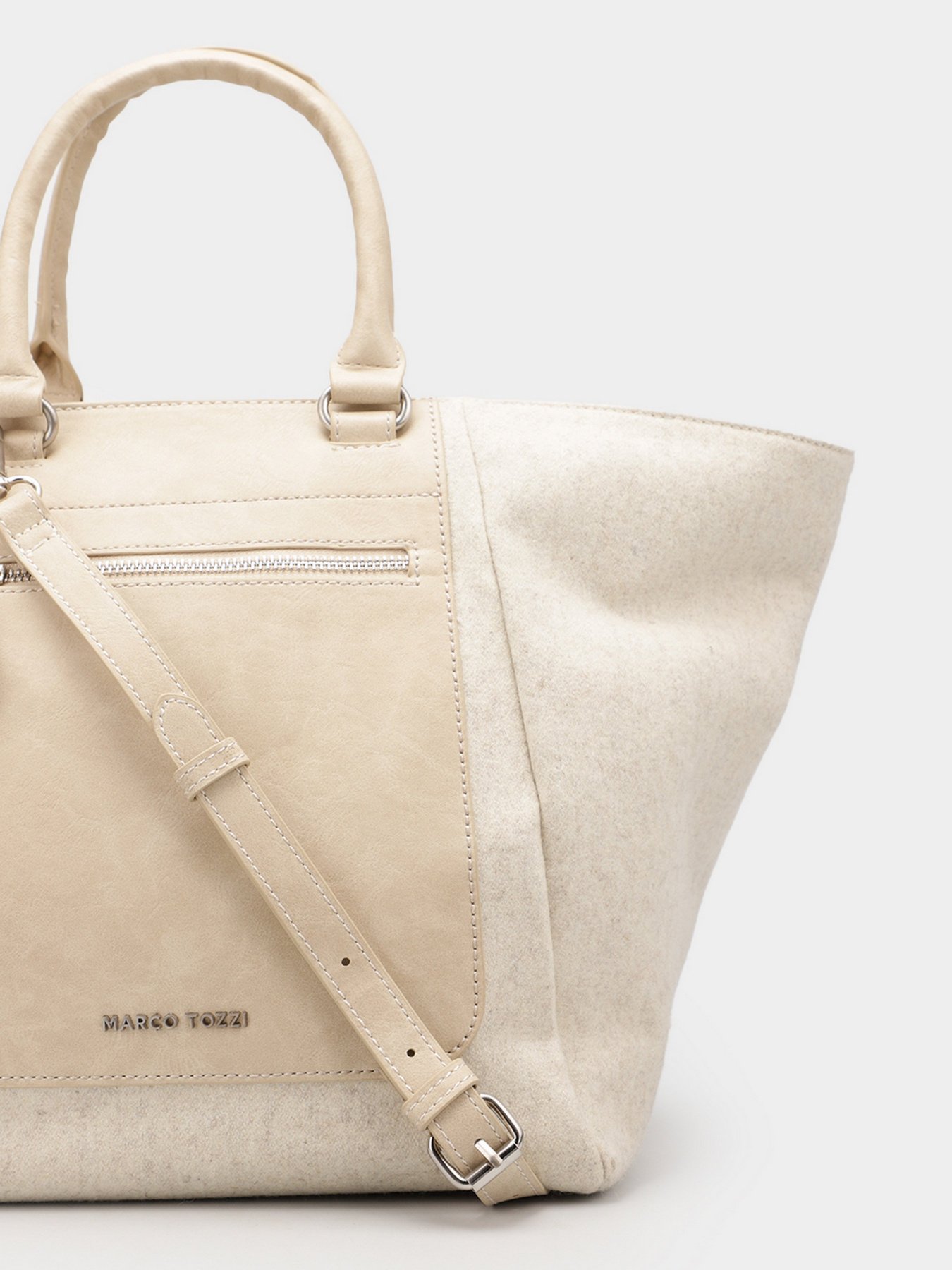 Шоппер Marco Tozzi модель 2-2-61026-27 405 CREAM COMB Фото