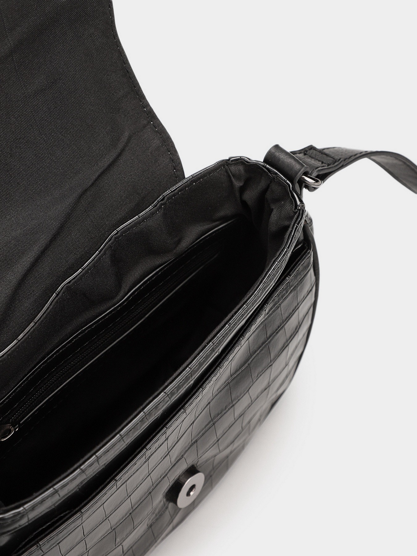 Кросс-боди Marco Tozzi модель 2-2-61005-27 004 BLACK CROCO Фото