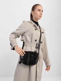 Кросс-боди Marco Tozzi модель 2-2-61005-27 004 BLACK CROCO Фото