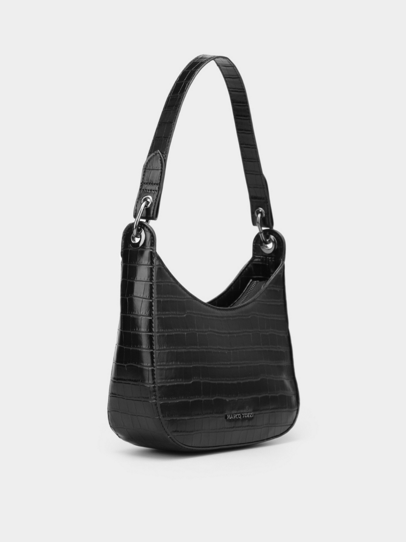 Хобо Marco Tozzi модель 2-2-61006-27 006 BLACK CROCO Хобо Marco Tozzi модель 2-2-61006-27 006 BLACK CROCO Фото