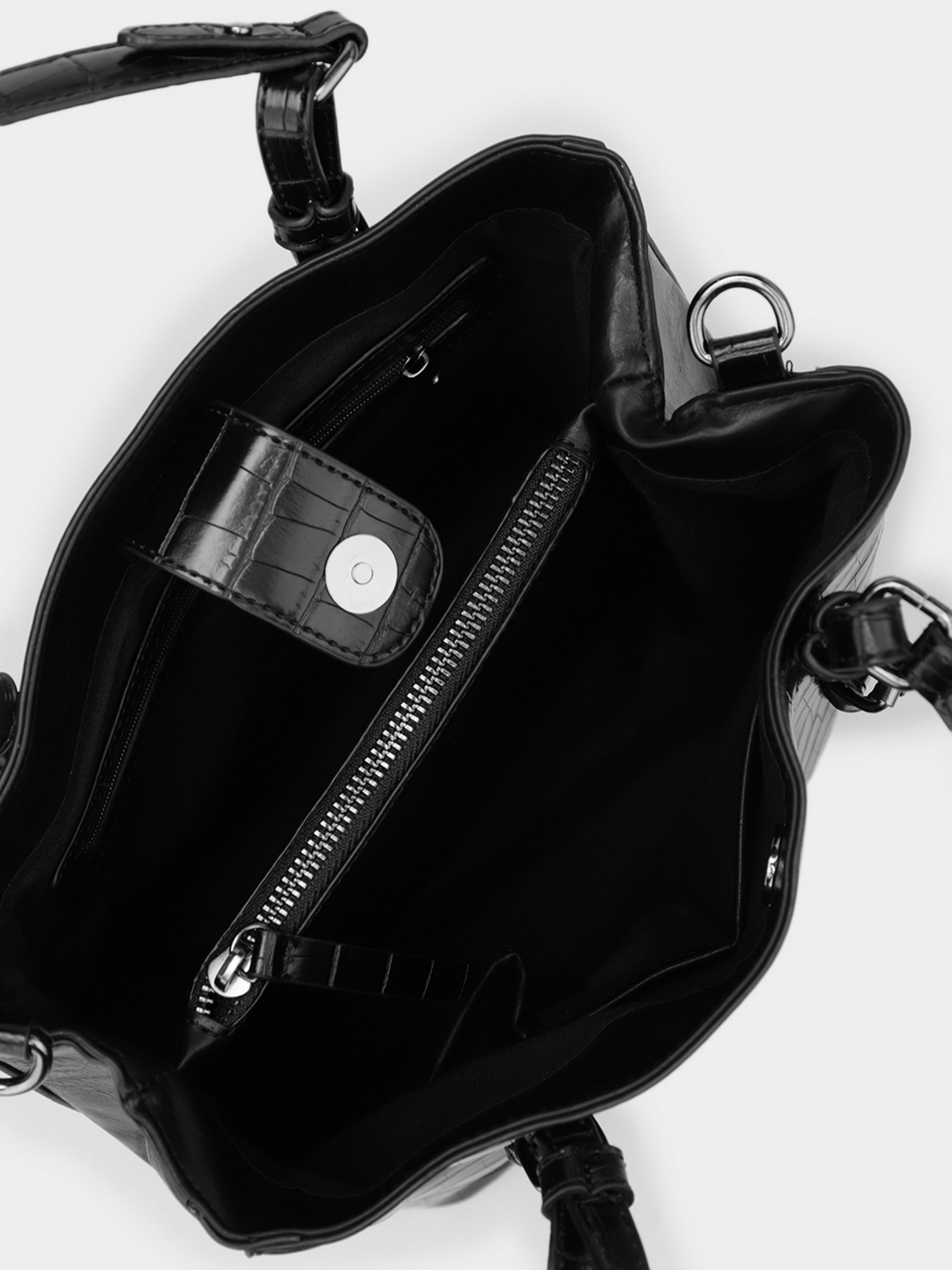 Сумка Marco Tozzi модель 2-2-61007-27 004 BLACK CROCO Фото