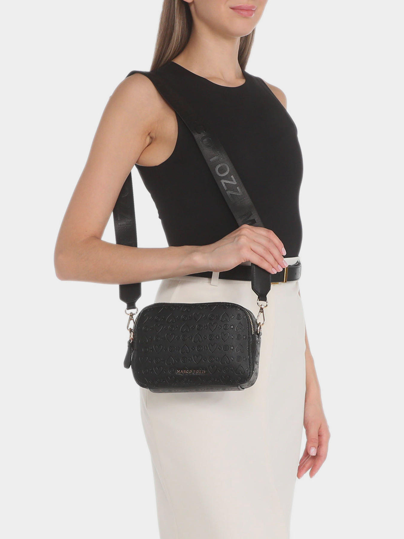 Кросс-боди Marco Tozzi модель 2-2-61014-20 001 BLACK Фото