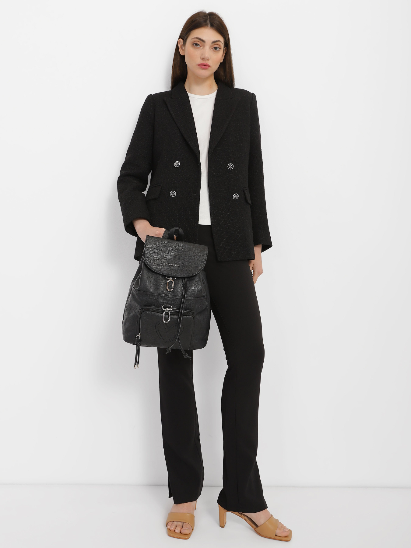 Повседневный рюкзак Marco Tozzi модель 2-2-61033-20 001 BLACK Фото