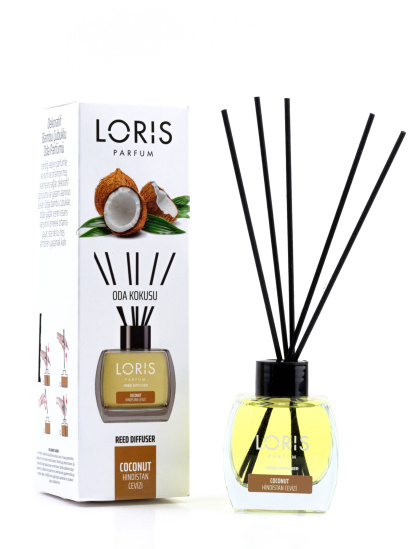 Loris parfum ­Аромадифузор Кокос з чорними паличками модель 400075 — фото - INTERTOP