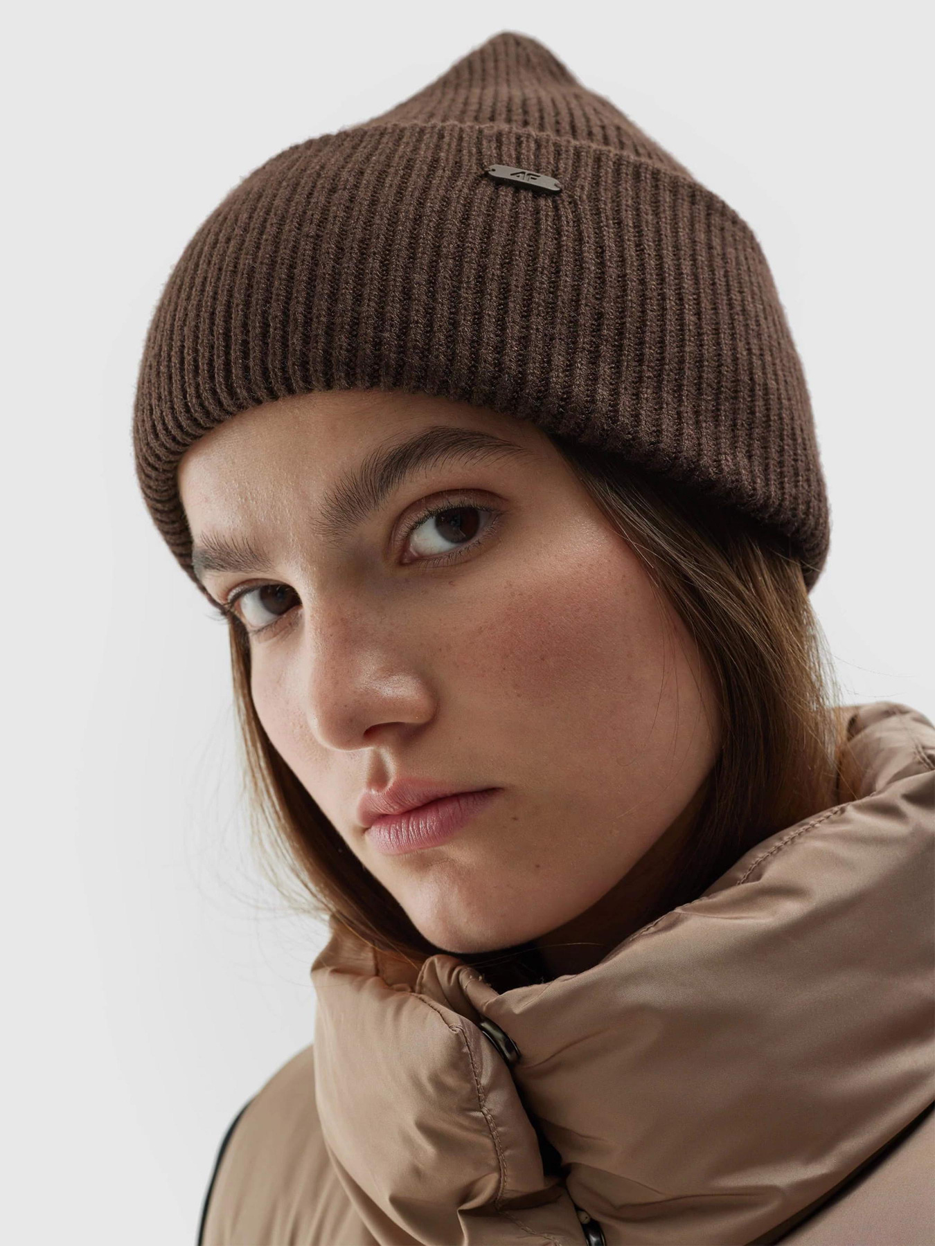 Шапка 4F Midshop модель 4FAW23ACAPF293-80S Шапка 4F Midshop модель 4FAW23ACAPF293-80S Фото