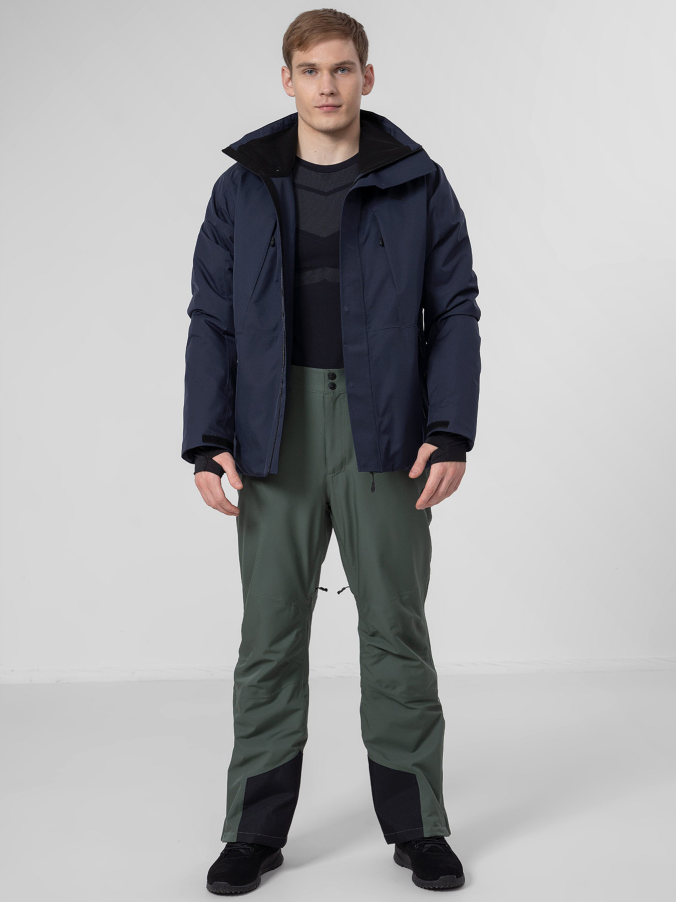 Зимова куртка 4F Green Camouflage модель H4Z22-KUMN004-31S Фото