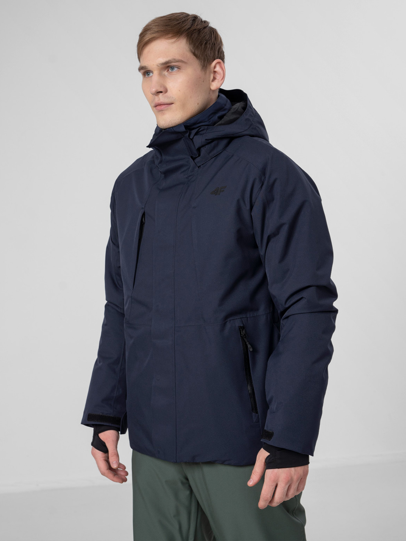 Зимова куртка 4F Green Camouflage модель H4Z22-KUMN004-31S Фото