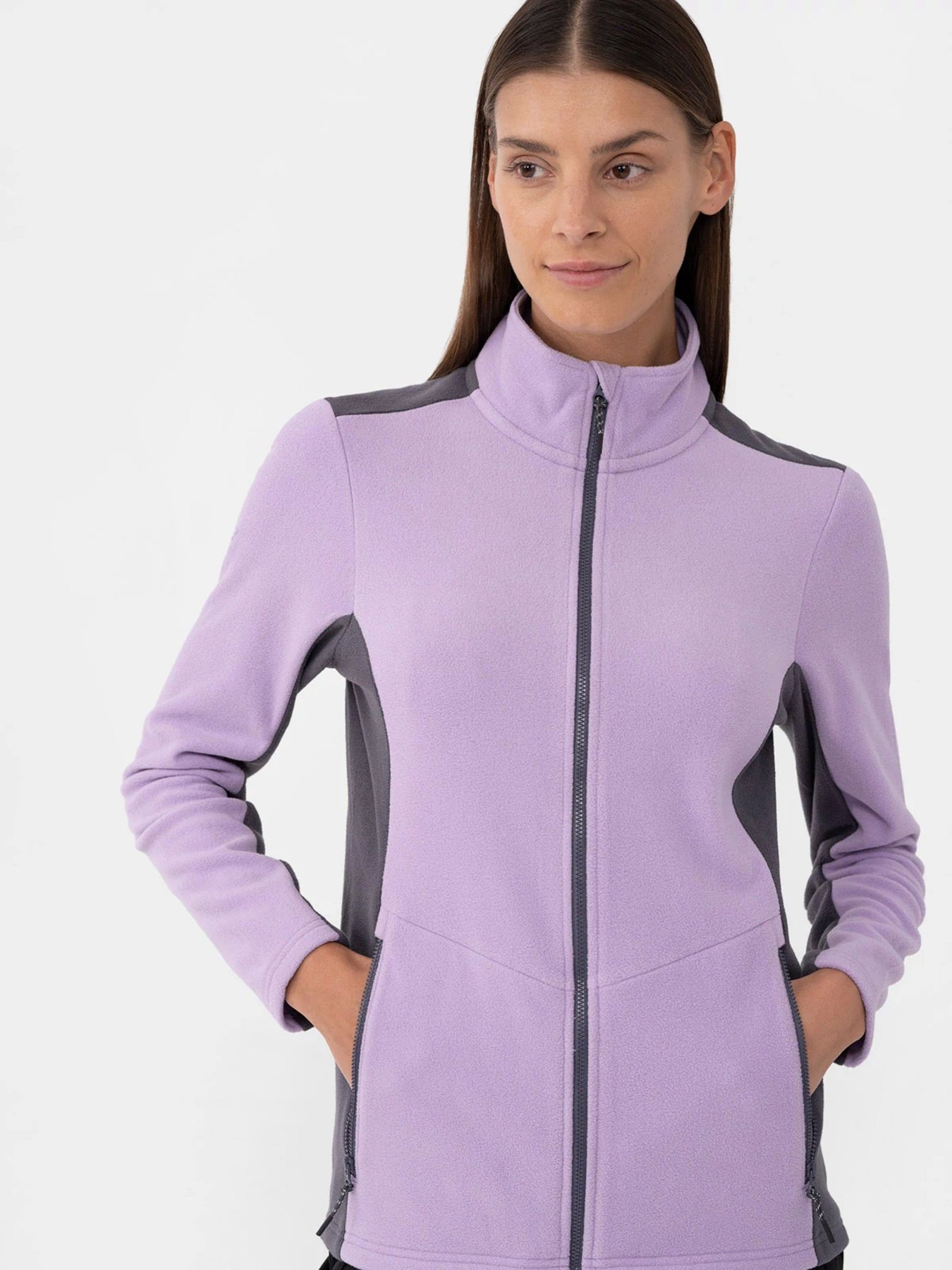 Спортивная кофта 4F Mystical Fog модель H4Z22-PLD014-52S Спортивная кофта 4F Mystical Fog модель H4Z22-PLD014-52S Фото