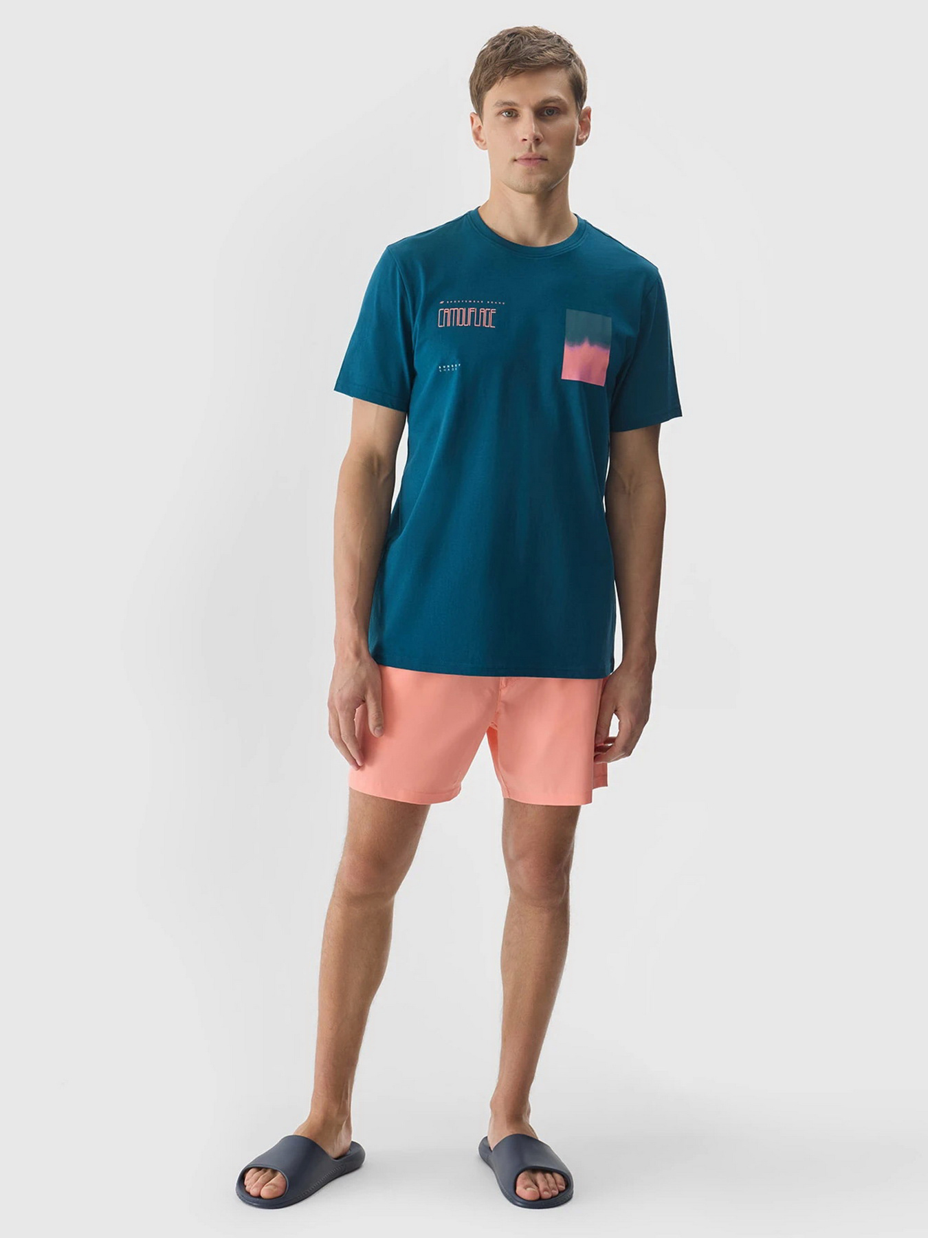 Футболка 4F M1289 модель 4FWSS24TTSHM1289-46S Фото