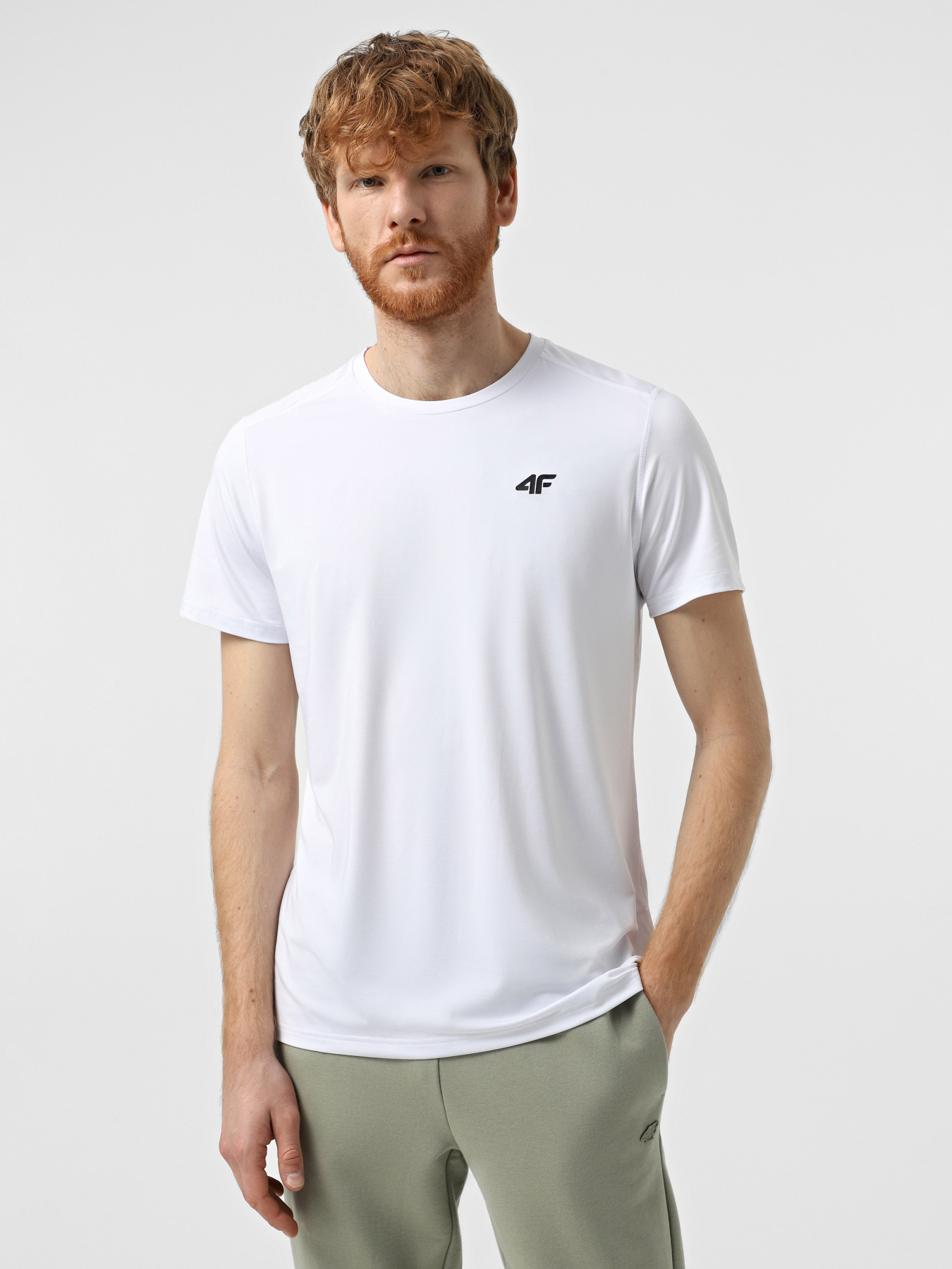 Футболка 4F M1343 модель 4FWSS25TFTSM1343-10S Футболка 4F M1343 модель 4FWSS25TFTSM1343-10S Фото