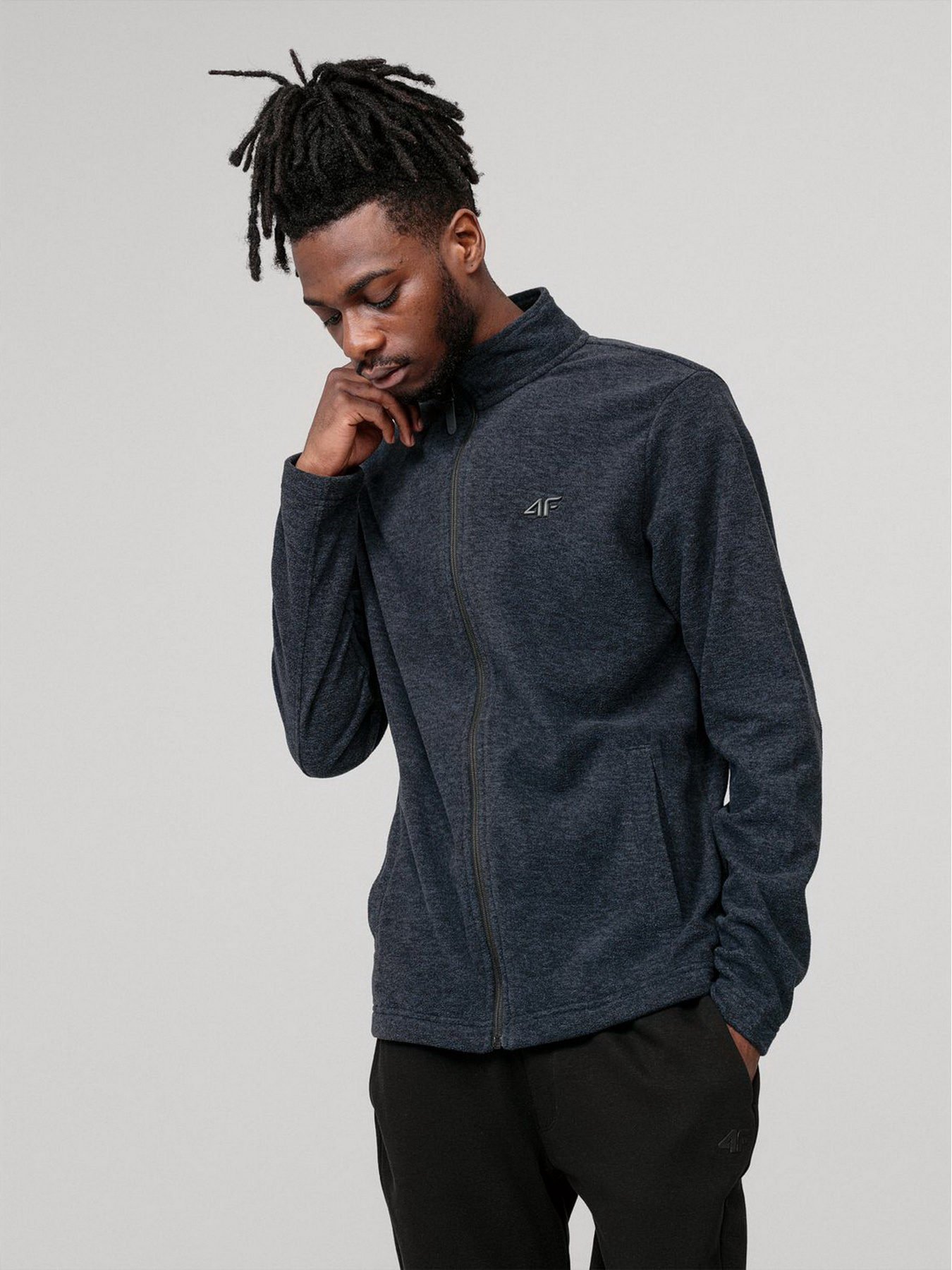 Спортивная кофта 4F NOS модель H4Z22-PLM350-30M Спортивная кофта 4F NOS модель H4Z22-PLM350-30M Фото