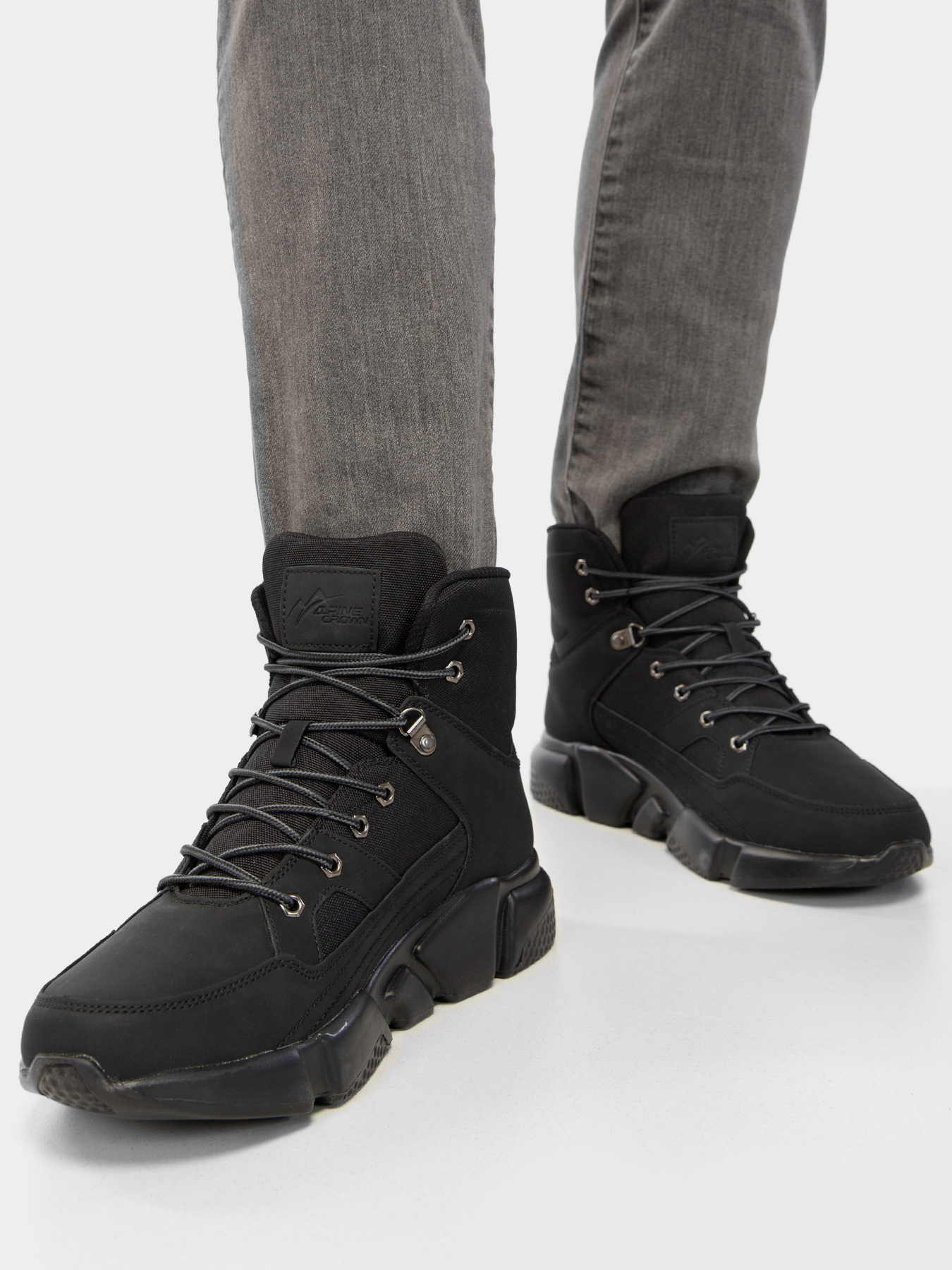 Ботинки Alpine Сrown FALCON модель ACFW-190314-003 Black Фото