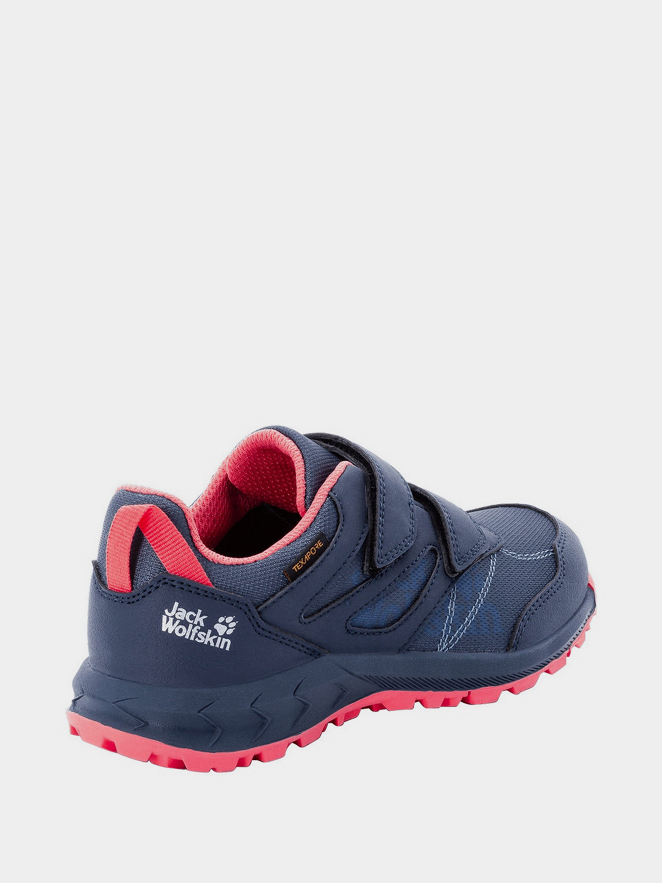 Кроссовки Jack Wolfskin Woodland Texapore Low модель 4046351-1186 Темно-Синій, Рожевий Фото