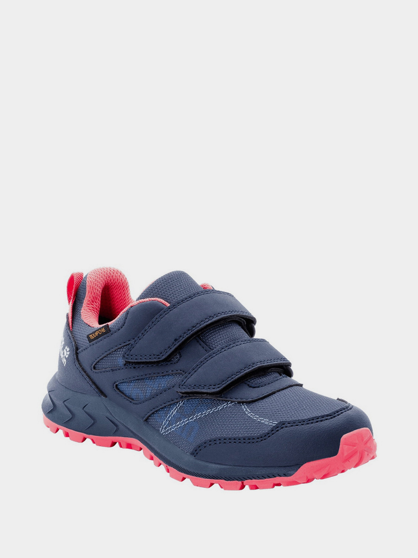 Кроссовки Jack Wolfskin Woodland Texapore Low модель 4046351-1186 Темно-Синій, Рожевий Фото