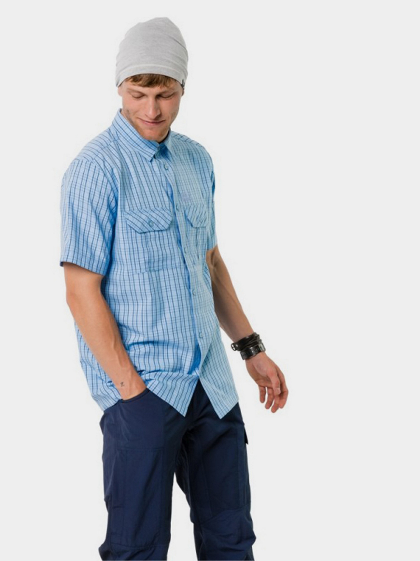 Рубашка Jack Wolfskin Thompson Shirt модель 1401042-7817 Фото