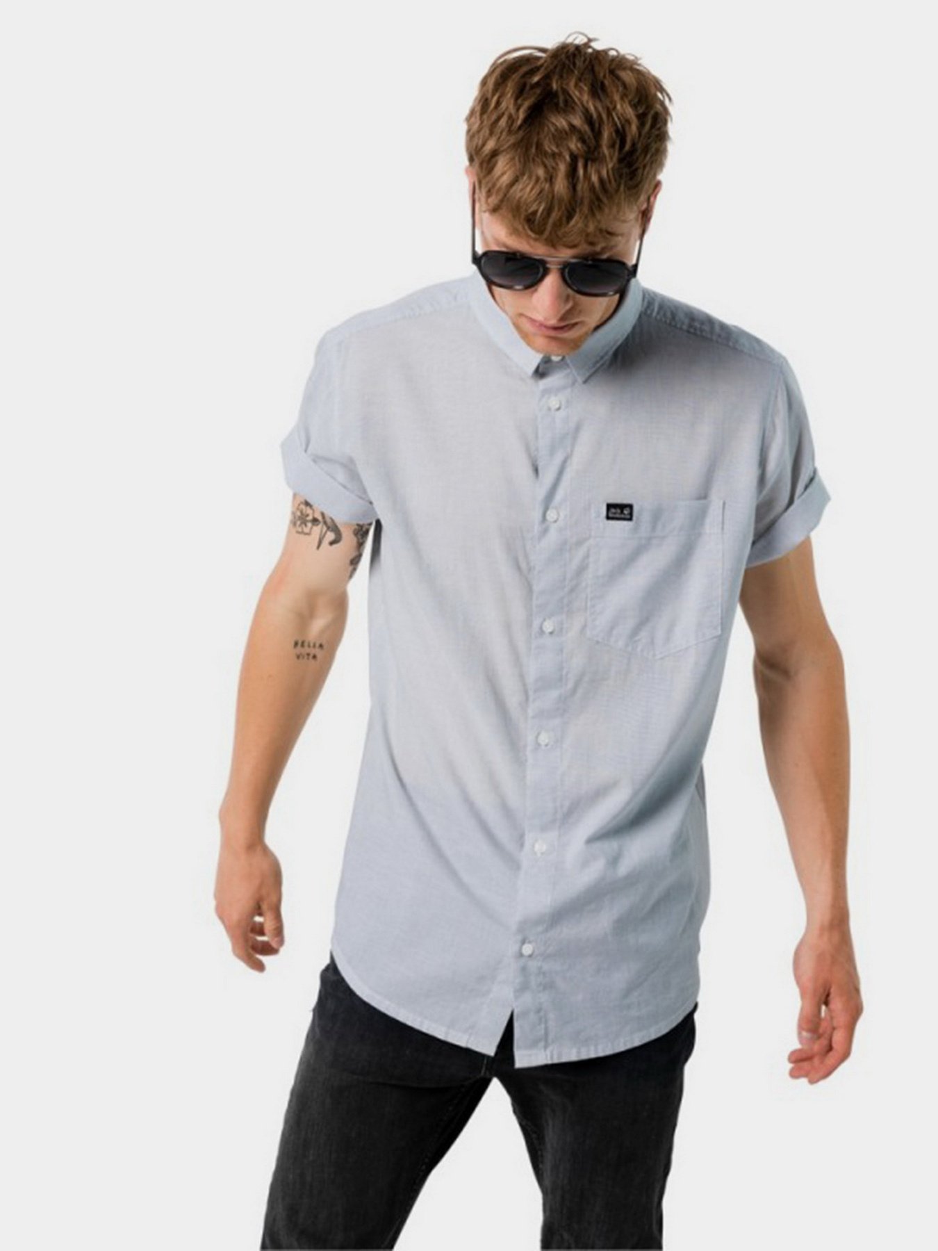 Сорочка повсякденна Jack Wolfskin Nata River модель 1403161-7220 Фото