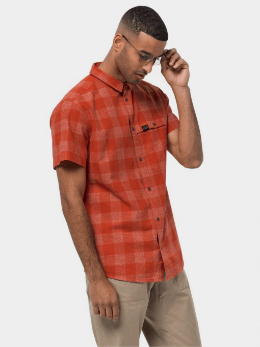 Рубашка повседневная Jack Wolfskin Highlands модель 1403411-7652 Фото