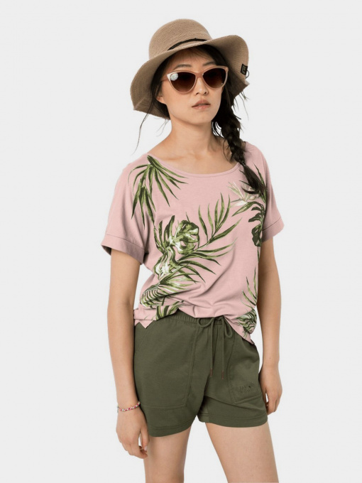 Футболки и поло Jack Wolfskin Tropical Leaf модель 1806372-2057 Фото