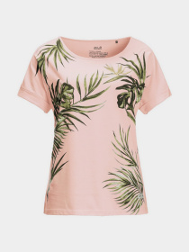 Футболки и поло Jack Wolfskin Tropical Leaf модель 1806372-2057 Фото