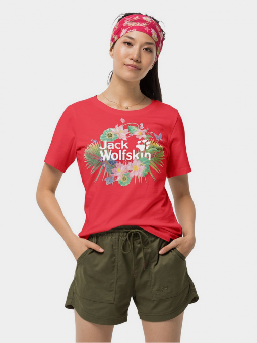 Футболки и поло Jack Wolfskin Paradise Logo модель 1807661-2058 Фото