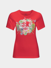 Футболки и поло Jack Wolfskin Paradise Logo модель 1807661-2058 Фото