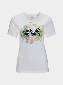 Футболки и поло Jack Wolfskin Paradise Logo модель 1807661-5018 Фото