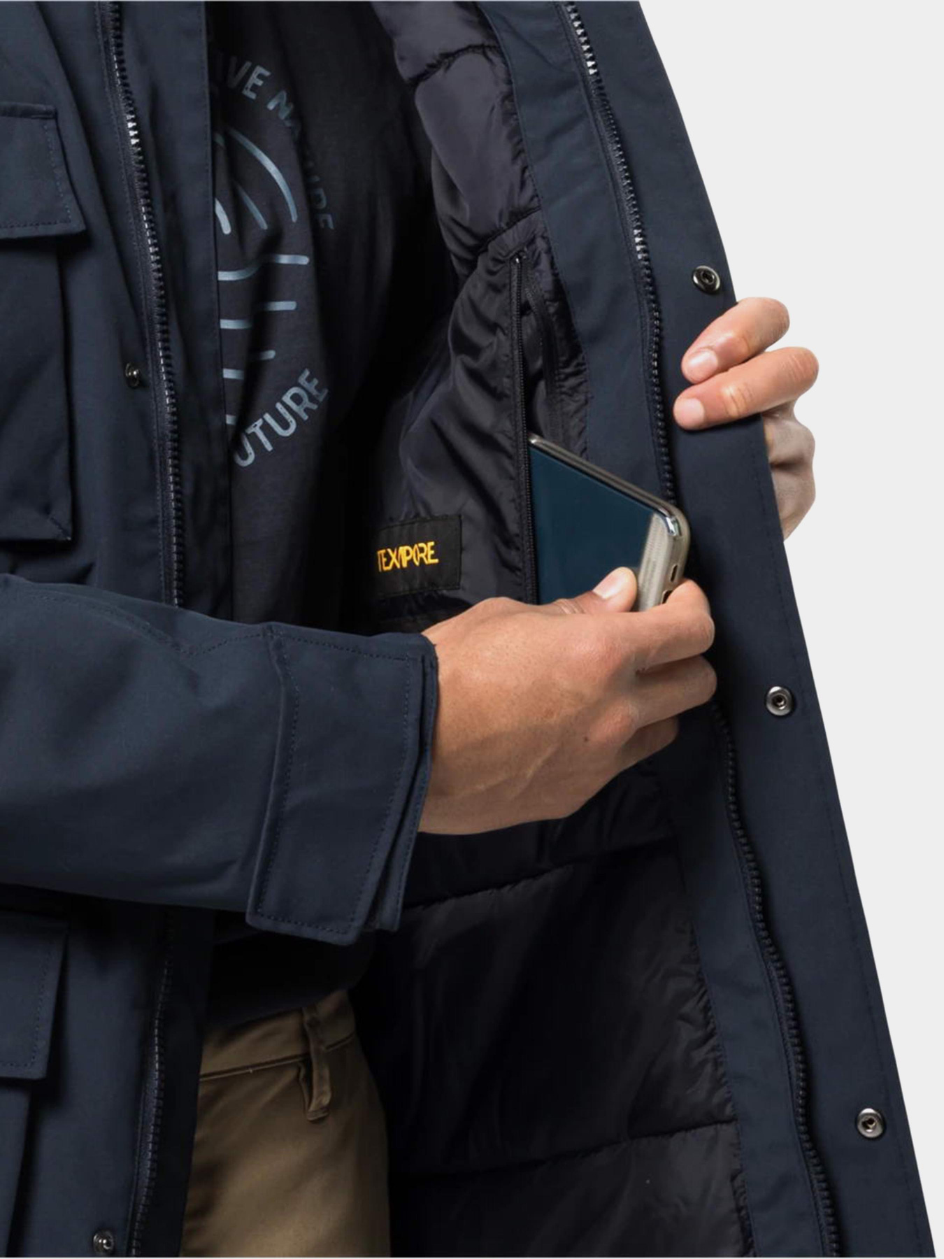 Парка Jack Wolfskin Glacier Canyon модель 1107674_1010 Фото