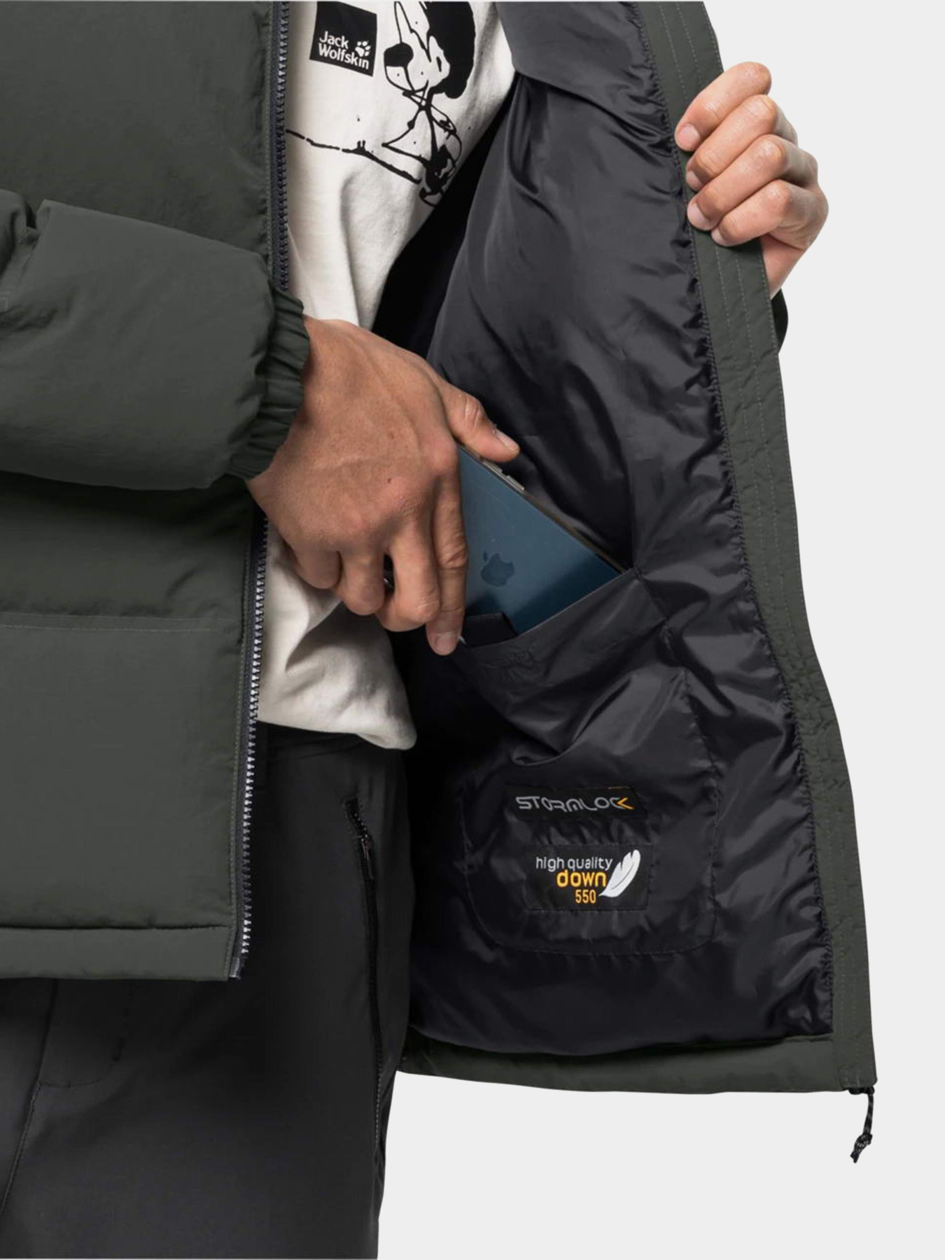 Пуховик Jack Wolfskin Alex Down модель 1206911_4018 Фото